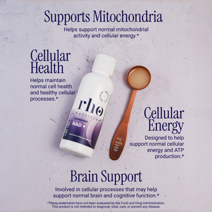 Rho Nutrition Liposomal NAD+ Supplement